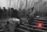 Image of French refugees with American soldiers in World War I France, 1918, second 20 stock footage video 65675042495