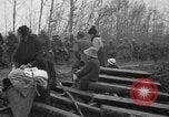 Image of French refugees with American soldiers in World War I France, 1918, second 24 stock footage video 65675042495