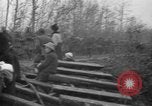 Image of French refugees with American soldiers in World War I France, 1918, second 26 stock footage video 65675042495
