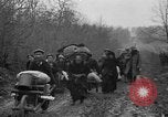Image of French refugees with American soldiers in World War I France, 1918, second 52 stock footage video 65675042495