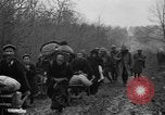 Image of French refugees with American soldiers in World War I France, 1918, second 54 stock footage video 65675042495