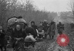 Image of French refugees with American soldiers in World War I France, 1918, second 56 stock footage video 65675042495