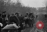 Image of French refugees with American soldiers in World War I France, 1918, second 60 stock footage video 65675042495