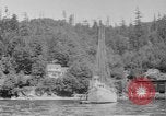 Image of Puget Sound coastline in early 1900s Tacoma Washington USA, 1917, second 11 stock footage video 65675042499