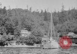 Image of Puget Sound coastline in early 1900s Tacoma Washington USA, 1917, second 12 stock footage video 65675042499