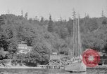 Image of Puget Sound coastline in early 1900s Tacoma Washington USA, 1917, second 14 stock footage video 65675042499