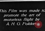 Image of gliders Germany, 1922, second 8 stock footage video 65675042526