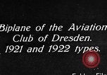 Image of Bavarian Club biplane Germany, 1922, second 1 stock footage video 65675042527