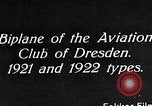 Image of Bavarian Club biplane Germany, 1922, second 8 stock footage video 65675042527