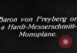 Image of Baron Von Freyberg Germany, 1922, second 8 stock footage video 65675042530