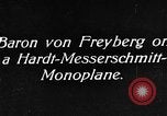 Image of Baron Von Freyberg Germany, 1922, second 9 stock footage video 65675042530