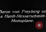 Image of Baron Von Freyberg Germany, 1922, second 10 stock footage video 65675042530