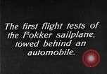 Standbild Fokker Segelflugzeug Deutschland, 1922, aus Sekunde 3 historischem Filmmaterial Videoclip 65675042533
