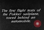 Standbild Fokker Segelflugzeug Deutschland, 1922, aus Sekunde 6 historischem Filmmaterial Videoclip 65675042533