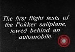 Standbild Fokker Segelflugzeug Deutschland, 1922, aus Sekunde 8 historischem Filmmaterial Videoclip 65675042533
