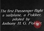 Standbild Fokker biplanaren Deutschland, 1922, aus Sekunde 4 historischem Filmmaterial Videoclip 65675042534