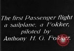 Standbild Fokker biplanaren Deutschland, 1922, aus Sekunde 5 historischem Filmmaterial Videoclip 65675042534