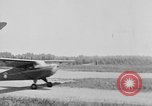 Standbild Taylorcraft Flugzeuge landen und starten Alexandria Virginia United States USA, 1953, aus Sekunde 1 historischem Filmmaterial Videoclip 65675042539