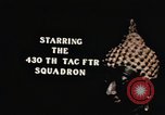 Image of United States 430th Fighter Squadron arrival in Thailand Takhli Thailand, 1964, second 50 stock footage video 65675042576