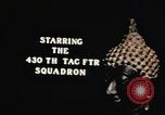 Image of United States 430th Fighter Squadron arrival in Thailand Takhli Thailand, 1964, second 51 stock footage video 65675042576