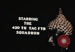 Image of United States 430th Fighter Squadron arrival in Thailand Takhli Thailand, 1964, second 52 stock footage video 65675042576