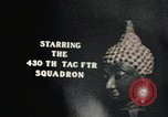 Image of United States 430th Fighter Squadron arrival in Thailand Takhli Thailand, 1964, second 58 stock footage video 65675042576