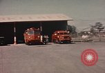 Image of fire trucks Takhli Thailand, 1964, second 61 stock footage video 65675042582