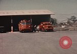 Image of fire trucks Takhli Thailand, 1964, second 62 stock footage video 65675042582