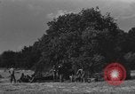 Image Bataillon d'artillerie de la 92e Division d'infanterie (en couleur) Mantes de Gassicourt France, 1944, de la seconde 61 séquences d'archives historiques vidéo 65675042599