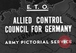 Image of General Eisenhower Berlin Germany, 1945, second 3 stock footage video 65675042623