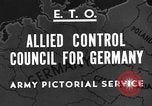 Image of General Eisenhower Berlin Germany, 1945, second 4 stock footage video 65675042623
