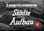 Image of reconstruction Hamburg Germany, 1949, second 4 stock footage video 65675042627