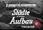 Image of reconstruction Hamburg Germany, 1949, second 6 stock footage video 65675042627