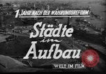 Image of reconstruction Hamburg Germany, 1949, second 7 stock footage video 65675042627