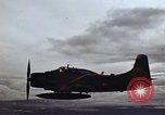 Standbild USA A-1 E Flugzeuge Vietnam, 1966, aus Sekunde 3 historischem Filmmaterial Videoclip 65675042657