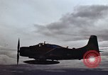 Standbild USA A-1 E Flugzeuge Vietnam, 1966, aus Sekunde 4 historischem Filmmaterial Videoclip 65675042657