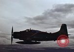 Standbild USA A-1 E Flugzeuge Vietnam, 1966, aus Sekunde 5 historischem Filmmaterial Videoclip 65675042657