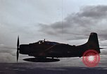 Standbild USA A-1 E Flugzeuge Vietnam, 1966, aus Sekunde 6 historischem Filmmaterial Videoclip 65675042657