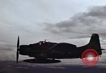 Standbild USA A-1 E Flugzeuge Vietnam, 1966, aus Sekunde 9 historischem Filmmaterial Videoclip 65675042657