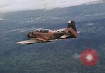 Standbild USA A-1 E Flugzeuge Vietnam, 1966, aus Sekunde 55 historischem Filmmaterial Videoclip 65675042657