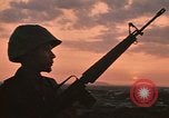 Image of M-16 rifle Vietnam, 1970, second 25 stock footage video 65675042678