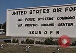 Image of Eglin Air Force Base Main Entrance Florida United States USA, 1968, second 57 stock footage video 65675042701