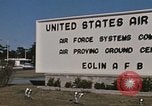 Image of Eglin Air Force Base Main Entrance Florida United States USA, 1968, second 58 stock footage video 65675042701