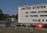 Image of Eglin Air Force Base Main Entrance Florida United States USA, 1968, second 59 stock footage video 65675042701