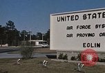 Image of Eglin Air Force Base Main Entrance Florida United States USA, 1968, second 60 stock footage video 65675042701