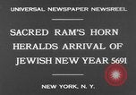 Image of shofar New York United States USA, 1930, second 4 stock footage video 65675042729
