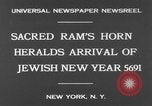 Image of shofar New York United States USA, 1930, second 6 stock footage video 65675042729