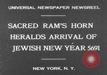 Image of shofar New York United States USA, 1930, second 9 stock footage video 65675042729