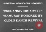 Image of Japanese sword dance Los Angeles California USA, 1930, second 8 stock footage video 65675042730