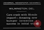 Standbild Stoßfänger Wilmington Delaware USA, 1930, aus Sekunde 7 historischem Filmmaterial Videoclip 65675042735